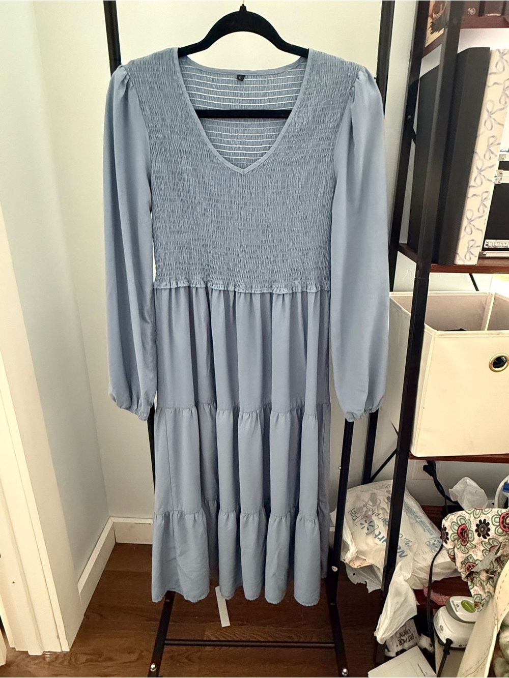 Steel Blue Dress
